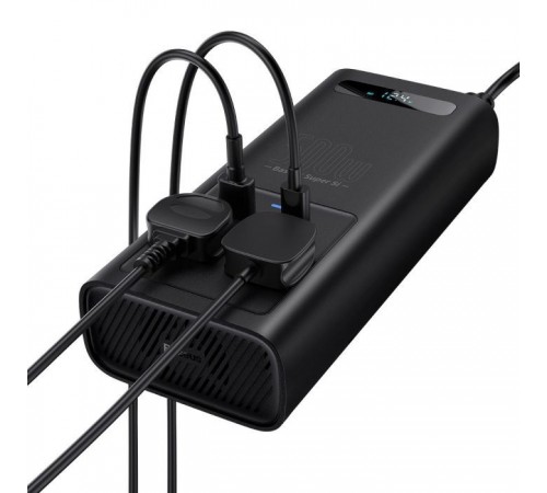 Автомобільний інвертор 12V/220V 500W Super Si Power Inverter CN/EU Black Baseus (CGNB000101) Автомобільний інвертор 12V/220V 500W Super Si Power Inverter CN/EU Black Baseus (CGNB000101)