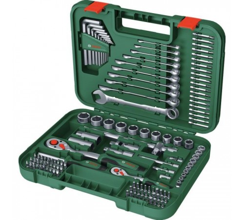 Набор инструментов Bosch 1/2", 1/4", 132шт, CrV (1.600.A02.Z9B) Набор инструментов Bosch 1/2", 1/4", 132шт, CrV (1.600.A02.Z9B)