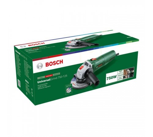 Шлифовальная машина Bosch UniversalGrind 750-125 125мм 750W, 12000об/мин, 1.9кг (0.603.3E2.001) Шлифовальная машина Bosch UniversalGrind 750-125 125мм 750W, 12000об/мин, 1.9кг (0.603.3E2.001)