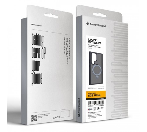 Чохол до мобільного телефона Armorstandart Unit Stand Samsung S25 Ultra Black (ARM82863)