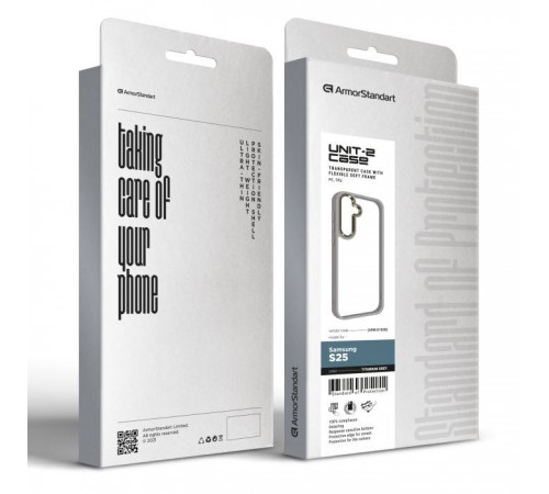 Чохол до мобільного телефона Armorstandart UNIT2 Samsung S25 Titanium Grey (ARM81838) Чохол до мобільного телефона Armorstandart UNIT2 Samsung S25 Titanium Grey (ARM81838)