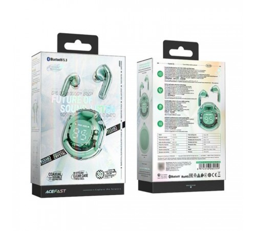 Наушники Acefast T8 Mint Green (6974316282259) Наушники Acefast T8 Mint Green (6974316282259)