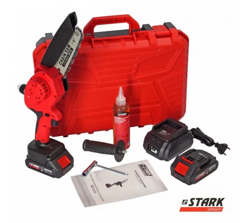 Цепная пила Stark BCS-2115, 21V, 2х2Ah, 150мм (310900001) Цепная пила Stark BCS-2115, 21V, 2х2Ah, 150мм (310900001)