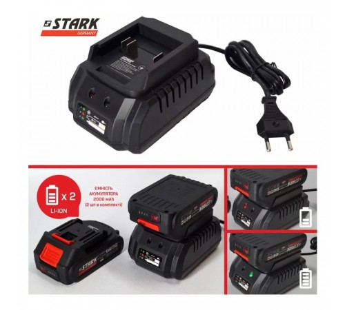 Цепная пила Stark BCS-2115, 21V, 2х2Ah, 150мм (310900001) Цепная пила Stark BCS-2115, 21V, 2х2Ah, 150мм (310900001)