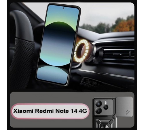 Чохол до мобільного телефона BeCover Military Xiaomi Redmi Note 14 4G Black (713451) Чохол до мобільного телефона BeCover Military Xiaomi Redmi Note 14 4G Black (713451)