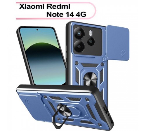 Чохол до мобільного телефона BeCover Military Xiaomi Redmi Note 14 4G Blue (713452) Чохол до мобільного телефона BeCover Military Xiaomi Redmi Note 14 4G Blue (713452)