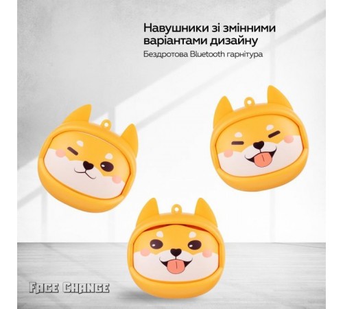 Навушники XoKo G05-face changing TWS Yellow (G05-YEL) Навушники XoKo G05-face changing TWS Yellow (G05-YEL)