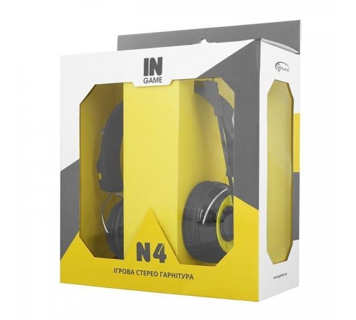 Наушники Gemix N4 Black-Yellow Gaming Наушники Gemix N4 Black-Yellow Gaming