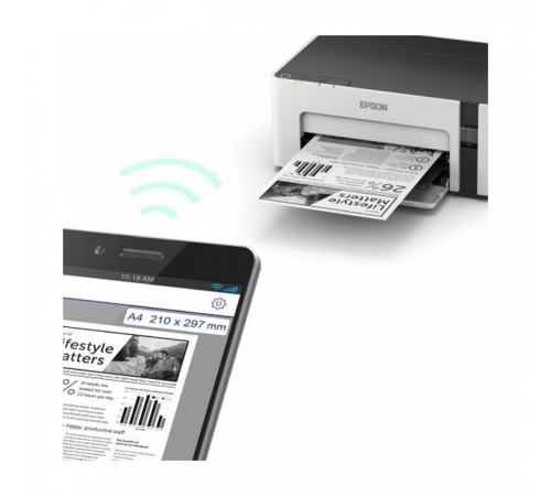 Струйный принтер Epson M1120 с WiFi (C11CG96405) Струйный принтер Epson M1120 с WiFi (C11CG96405)