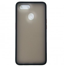 Чохол до мобільного телефона Dengos Matt OPPO A12, black (DG-TPU-MATT-60)