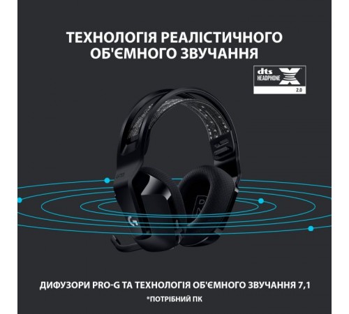 Наушники Logitech G733 Lightspeed Wireless RGB Gaming Headset Black (981-000864) Наушники Logitech G733 Lightspeed Wireless RGB Gaming Headset Black (981-000864)