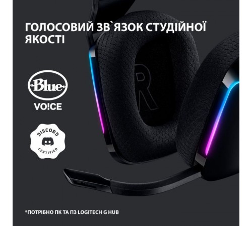 Наушники Logitech G733 Lightspeed Wireless RGB Gaming Headset Black (981-000864) Наушники Logitech G733 Lightspeed Wireless RGB Gaming Headset Black (981-000864)