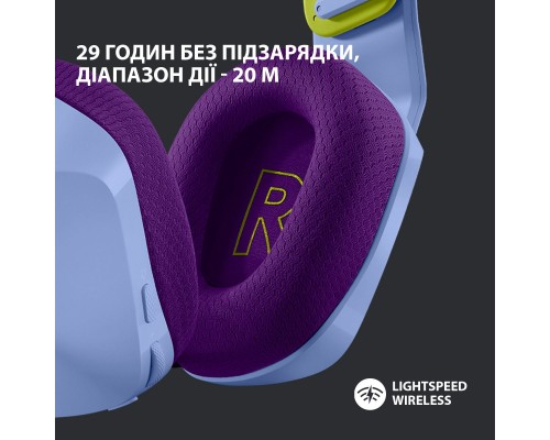 Навушники Logitech G733 Lightspeed Wireless RGB Gaming Headset Lilac (981-000890) Навушники Logitech G733 Lightspeed Wireless RGB Gaming Headset Lilac (981-000890)