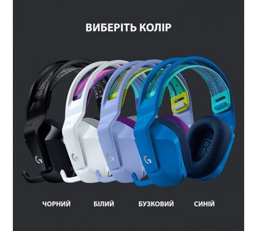 Наушники Logitech G733 Lightspeed Wireless RGB Gaming Headset White (981-000883) Наушники Logitech G733 Lightspeed Wireless RGB Gaming Headset White (981-000883)