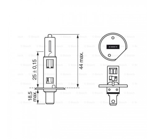 Автолампа Bosch галогенова 55W (1 987 302 011) Автолампа Bosch галогенова 55W (1 987 302 011)