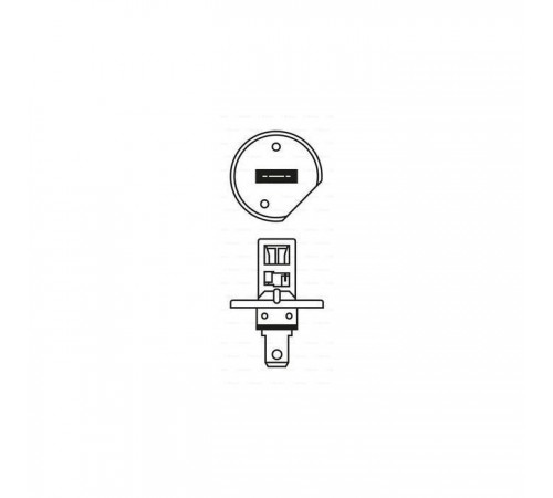 Автолампа Bosch галогенова 55W (1 987 302 011) Автолампа Bosch галогенова 55W (1 987 302 011)
