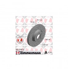 Гальмівний диск ZIMMERMANN 100.3318.52