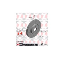 Тормозной диск ZIMMERMANN 250.1360.52