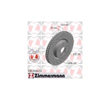 Тормозной диск ZIMMERMANN 530.2464.52