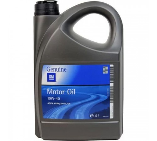 Моторна олива General Motors 10W-40, 4л (7156) Моторна олива General Motors 10W-40, 4л (7156)