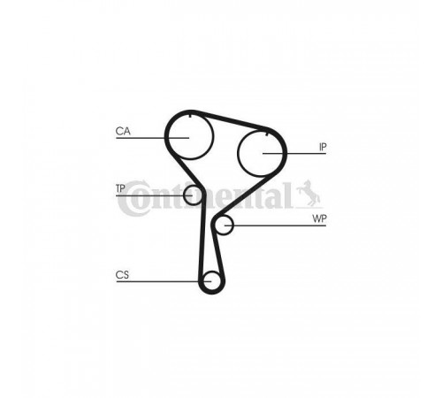 Ремінь ГРМ CONTITECH CT1035 Ремінь ГРМ CONTITECH CT1035