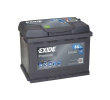 Акумулятор автомобільний EXIDE PREMIUM 64A (EA640)