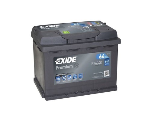 Акумулятор автомобільний EXIDE PREMIUM 64A (EA640) Акумулятор автомобільний EXIDE PREMIUM 64A (EA640)