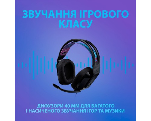 Наушники Logitech G335 Wired Gaming Black (981-000978) Наушники Logitech G335 Wired Gaming Black (981-000978)