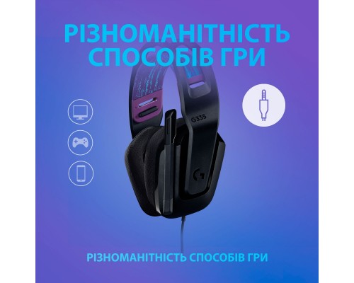 Наушники Logitech G335 Wired Gaming Black (981-000978) Наушники Logitech G335 Wired Gaming Black (981-000978)