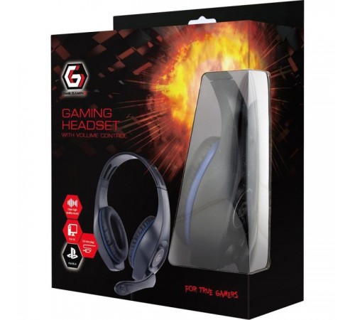 Наушники Gembird GHS-05-B Black-Blue (GHS-05-B) Наушники Gembird GHS-05-B Black-Blue (GHS-05-B)