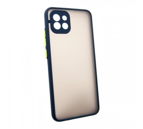 Чохол до мобільного телефона Dengos Matte Samsung Galaxy A03 (blue) (DG-TPU-MATT-94) Чохол до мобільного телефона Dengos Matte Samsung Galaxy A03 (blue) (DG-TPU-MATT-94)