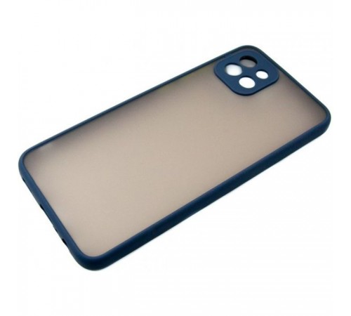 Чохол до мобільного телефона Dengos Matte Samsung Galaxy A03 (blue) (DG-TPU-MATT-94) Чохол до мобільного телефона Dengos Matte Samsung Galaxy A03 (blue) (DG-TPU-MATT-94)