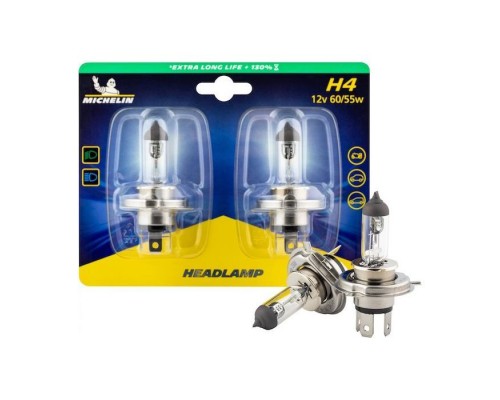 Автолампа Michelin H4 12V60/55WP43T LONG LIFE 130 (73601) Автолампа Michelin H4 12V60/55WP43T LONG LIFE 130 (73601)