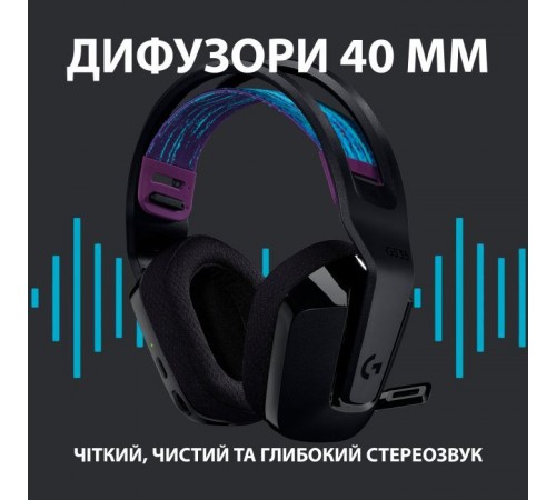 Наушники Logitech G535 Lightspeed Wireless Gaming Headset Black (981-000972) Наушники Logitech G535 Lightspeed Wireless Gaming Headset Black (981-000972)