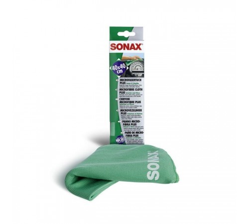 Автомобільна серветка Sonax 40х40 см Microfibre Cloth Plus (416500) Автомобільна серветка Sonax 40х40 см Microfibre Cloth Plus (416500)