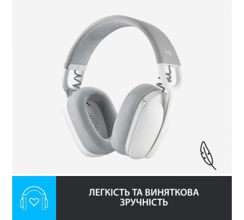 Наушники Logitech Zone Vibe 100 Wireless Off-White (981-001219) Наушники Logitech Zone Vibe 100 Wireless Off-White (981-001219)