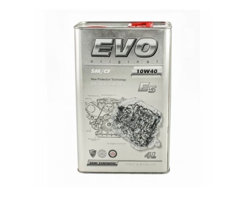 Моторна олива EVO E5 10W-40 SM/CF 4L (E5 4L 10W-40) Моторна олива EVO E5 10W-40 SM/CF 4L (E5 4L 10W-40)
