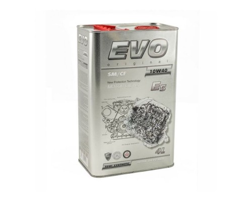 Моторна олива EVO E5 10W-40 SM/CF 4L (E5 4L 10W-40) Моторна олива EVO E5 10W-40 SM/CF 4L (E5 4L 10W-40)