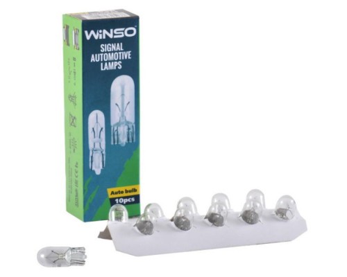Автолампа WINSO W5W 5W W2.1x9.5d (725230) Автолампа WINSO W5W 5W W2.1x9.5d (725230)