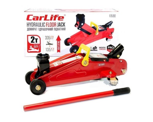 Домкрат CarLife підкатний 2т, 135-335мм (FJ590) Домкрат CarLife підкатний 2т, 135-335мм (FJ590)