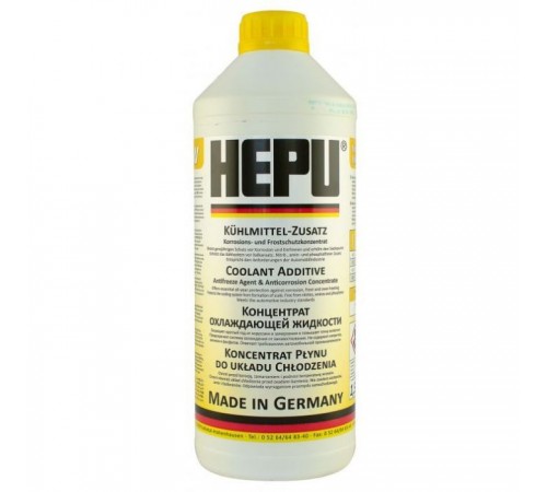 Антифриз HEPU 1.5л yellow (P999-YLW) Антифриз HEPU 1.5л yellow (P999-YLW)