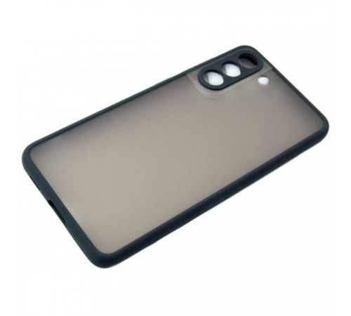 Чехол для мобильного телефона Dengos Matte Samsung Galaxy S21 FE (black) (DG-TPU-MATT-114) Чехол для мобильного телефона Dengos Matte Samsung Galaxy S21 FE (black) (DG-TPU-MATT-114)