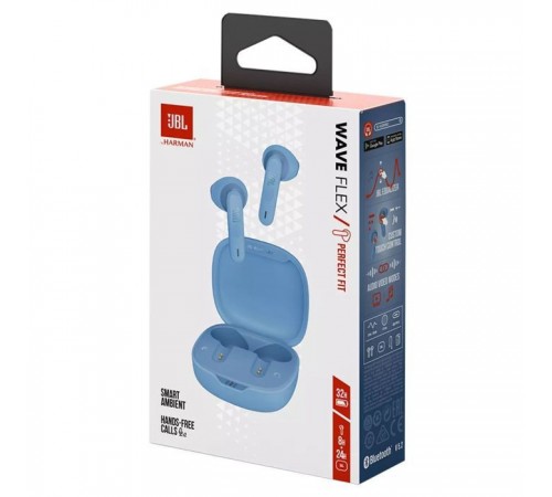 Наушники JBL Wave Flex TWS Blue (JBLWFLEXBLU) Наушники JBL Wave Flex TWS Blue (JBLWFLEXBLU)