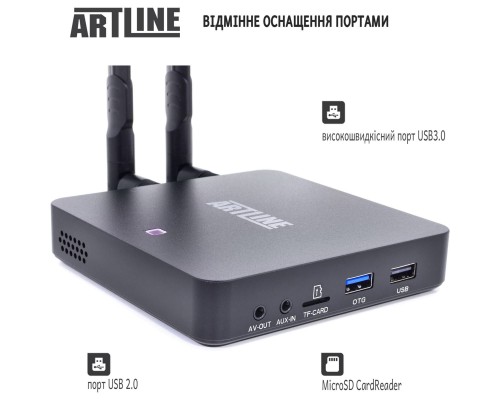 Медиаплеер Artline TvBox KM6 (KM6) Медиаплеер Artline TvBox KM6 (KM6)