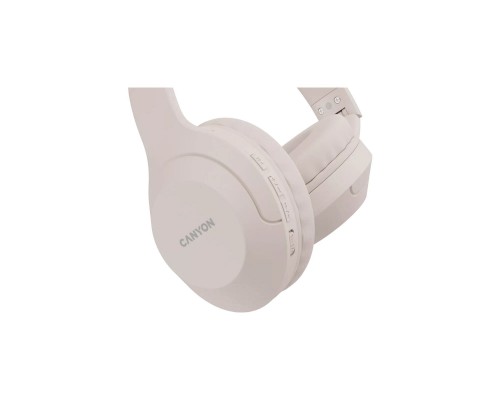Навушники Canyon BTHS-3 Beige (CNS-CBTHS3BE) Навушники Canyon BTHS-3 Beige (CNS-CBTHS3BE)