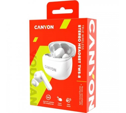 Наушники Canyon TWS-8 White (CNS-TWS8W) Наушники Canyon TWS-8 White (CNS-TWS8W)