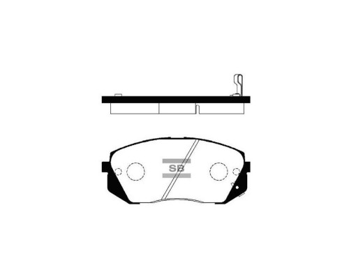 Тормозные колодки HI-Q SP1196 Тормозные колодки HI-Q SP1196