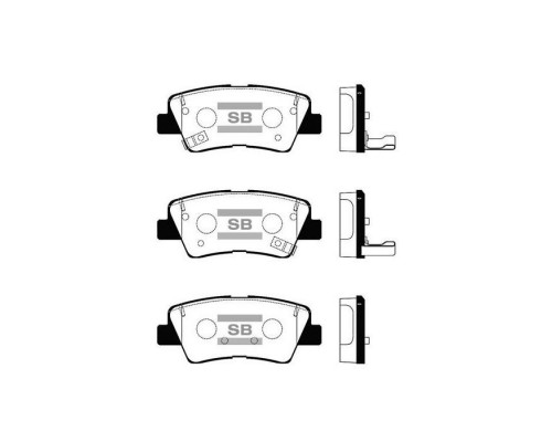 Тормозные колодки HI-Q SP1845 Тормозные колодки HI-Q SP1845