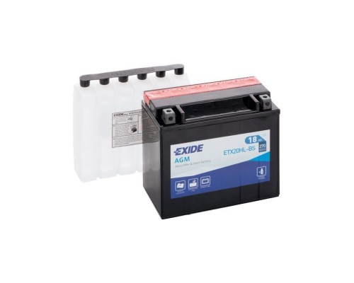Аккумулятор автомобильный EXIDE AGM 18Ah Ев (-/+) (270EN) (ETX20HL-BS) Аккумулятор автомобильный EXIDE AGM 18Ah Ев (-/+) (270EN) (ETX20HL-BS)