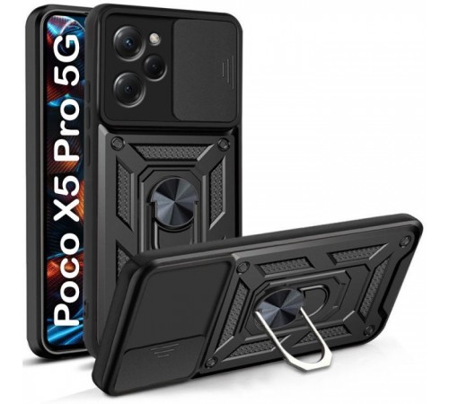 Чохол до мобільного телефона BeCover Military Poco X5 Pro 5G Black (709114) Чохол до мобільного телефона BeCover Military Poco X5 Pro 5G Black (709114)